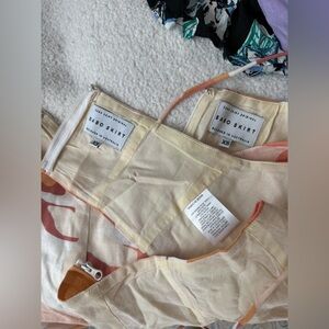 Sabo Skirt Cream and Orange Top